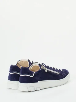 Ganter – Sneaker aus Veloursleder nachtblau