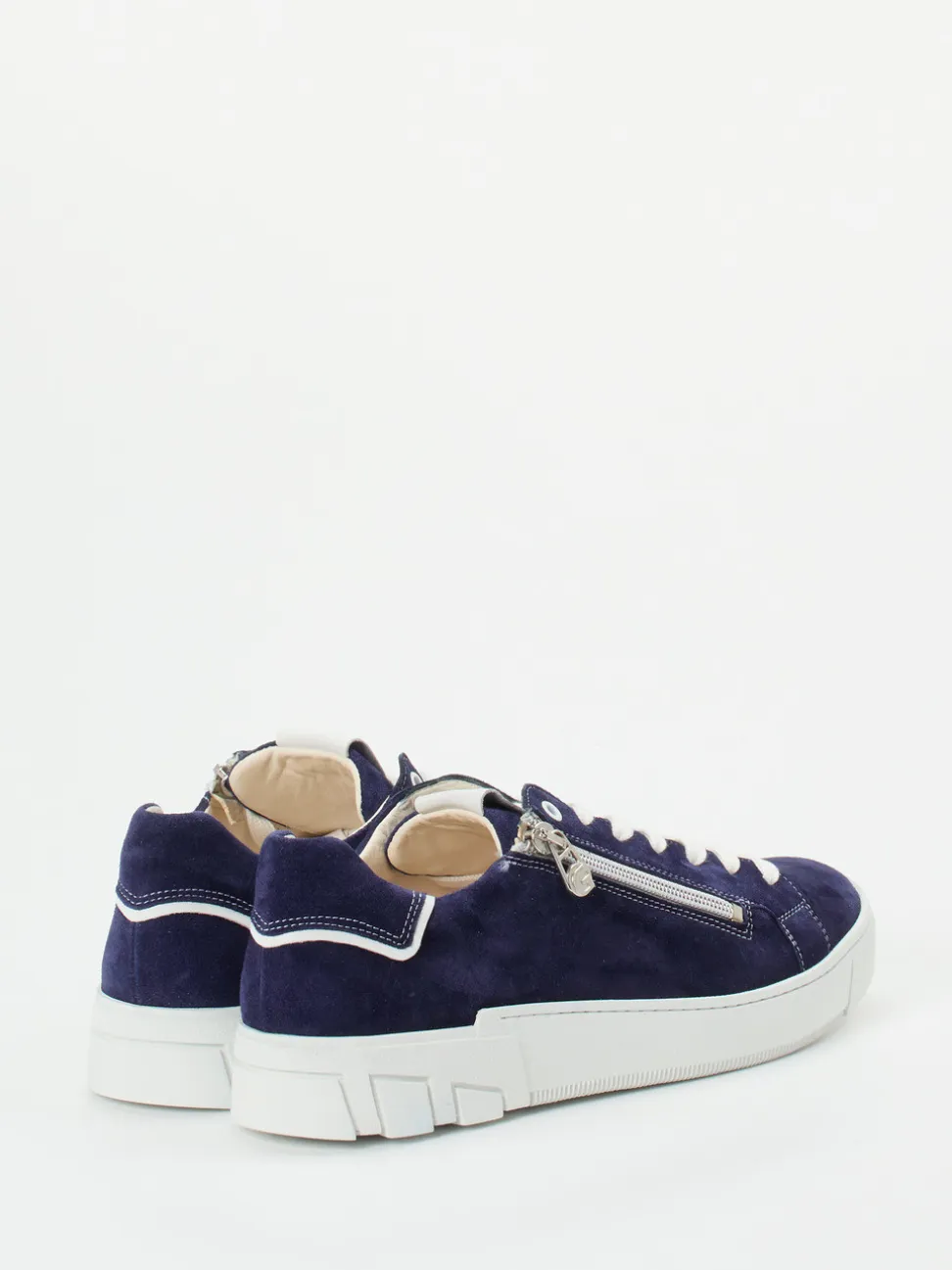 Ganter – Sneaker aus Veloursleder nachtblau