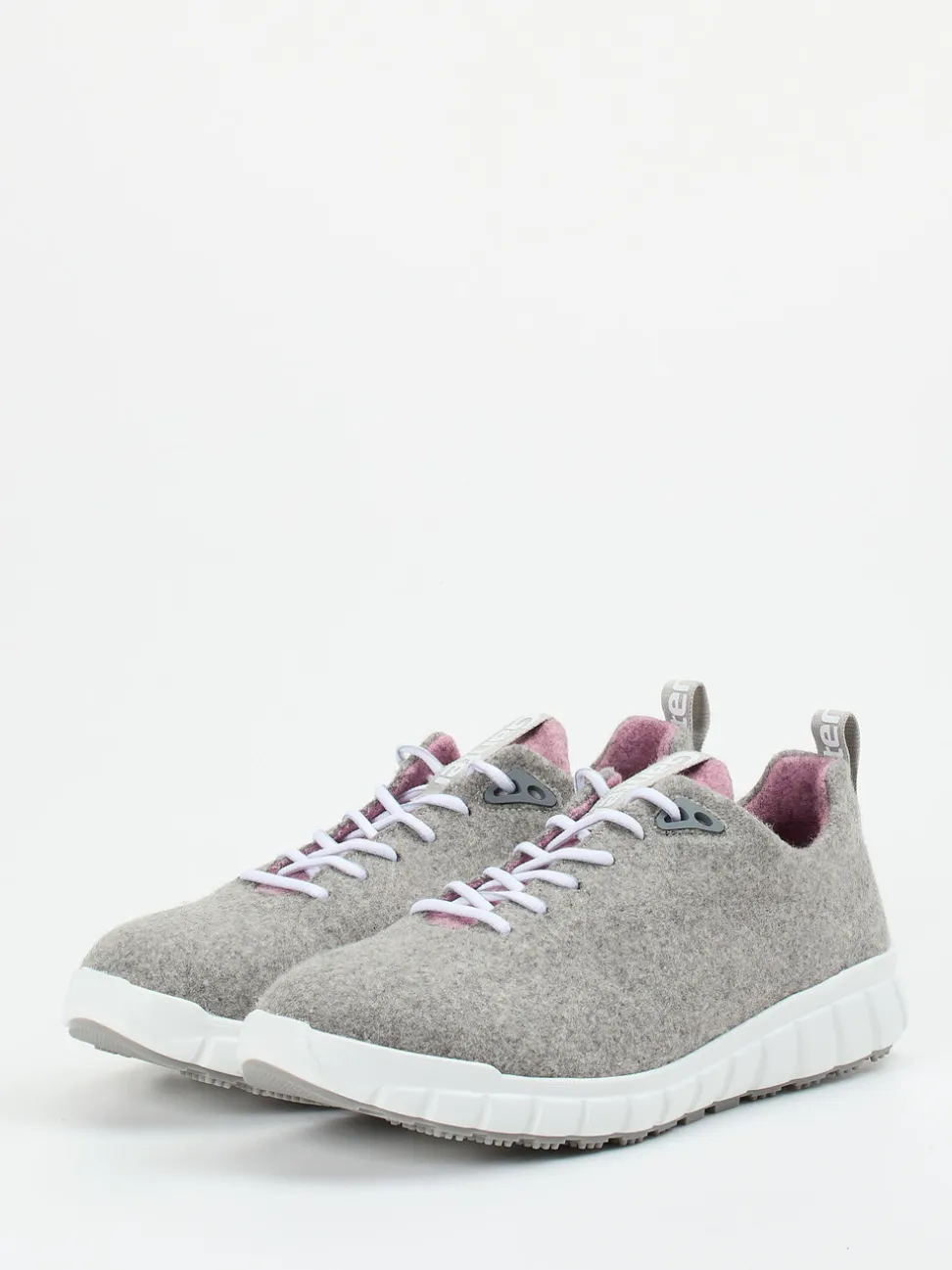 Ganter – Sneaker aus Wolle in Hellgrau