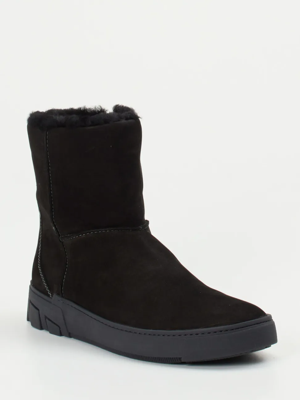 Ganter – Stiefelette aus Nubukleder in Schwarz