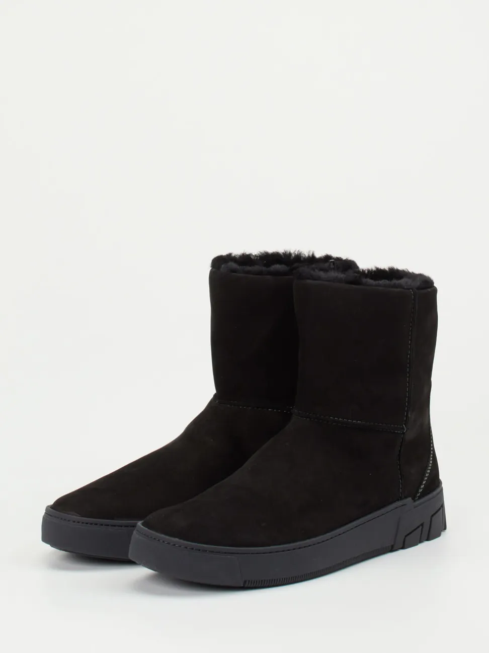 Ganter – Stiefelette aus Nubukleder in Schwarz