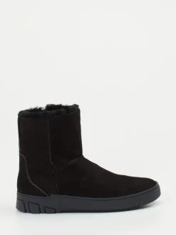 Ganter – Stiefelette aus Nubukleder in Schwarz
