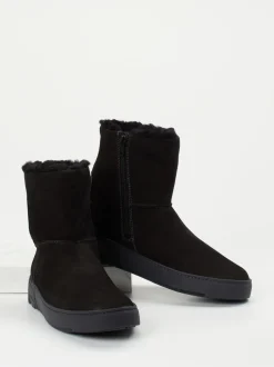 Ganter – Stiefelette aus Nubukleder in Schwarz