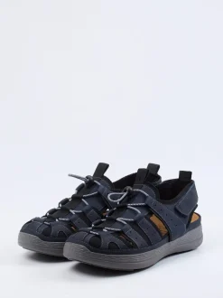 Ganter – Trekking-Sandalen aus Nubukleder dunkelblau