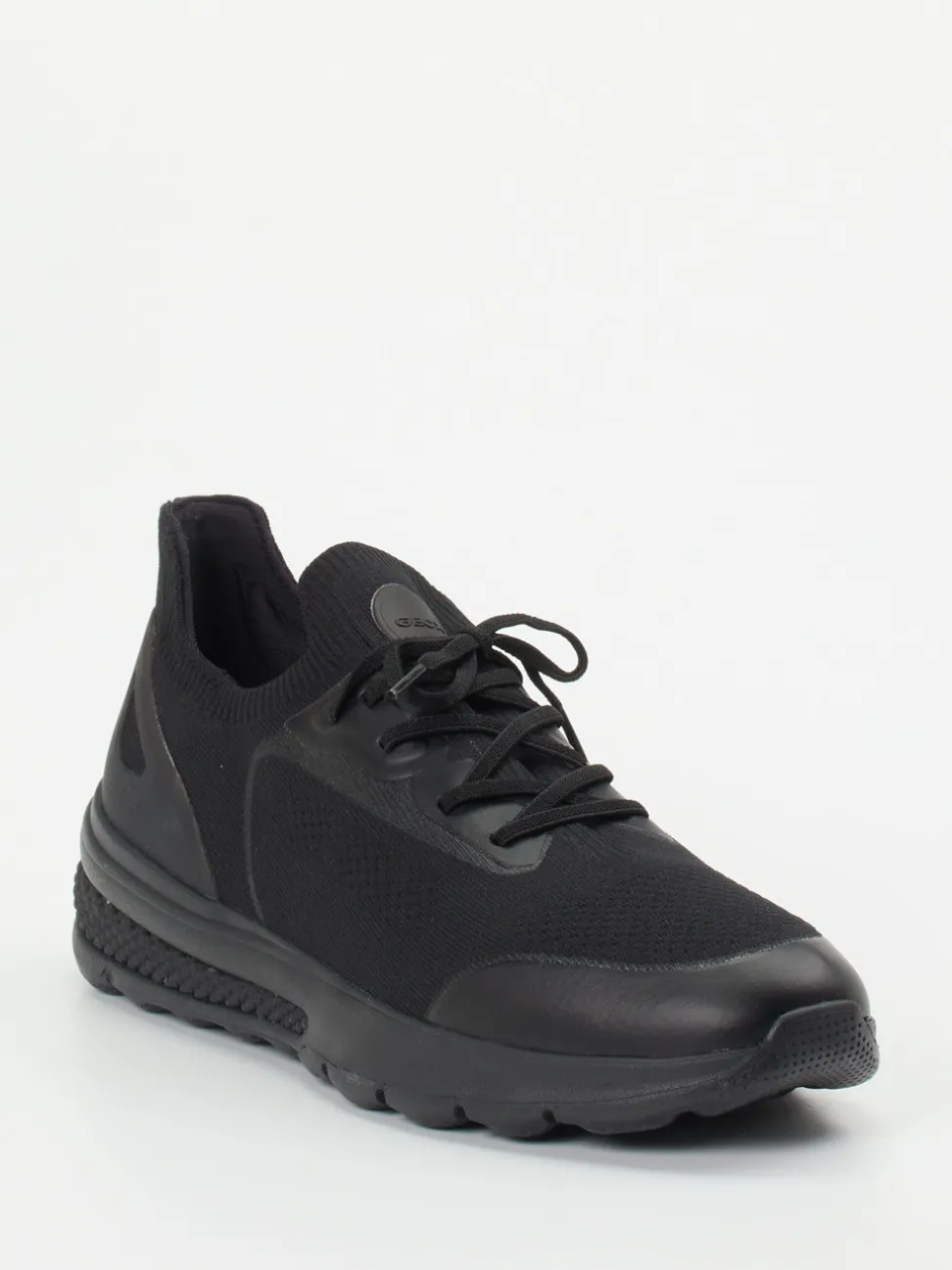 Geox – Herren-Sneaker aus Textilstrick Schwarz