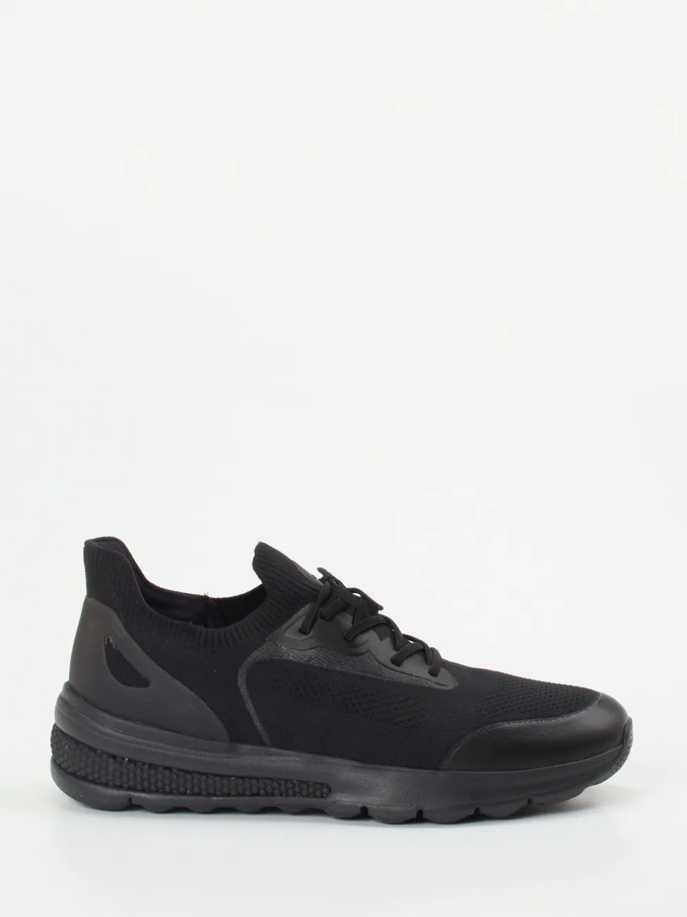Geox – Herren-Sneaker aus Textilstrick Schwarz