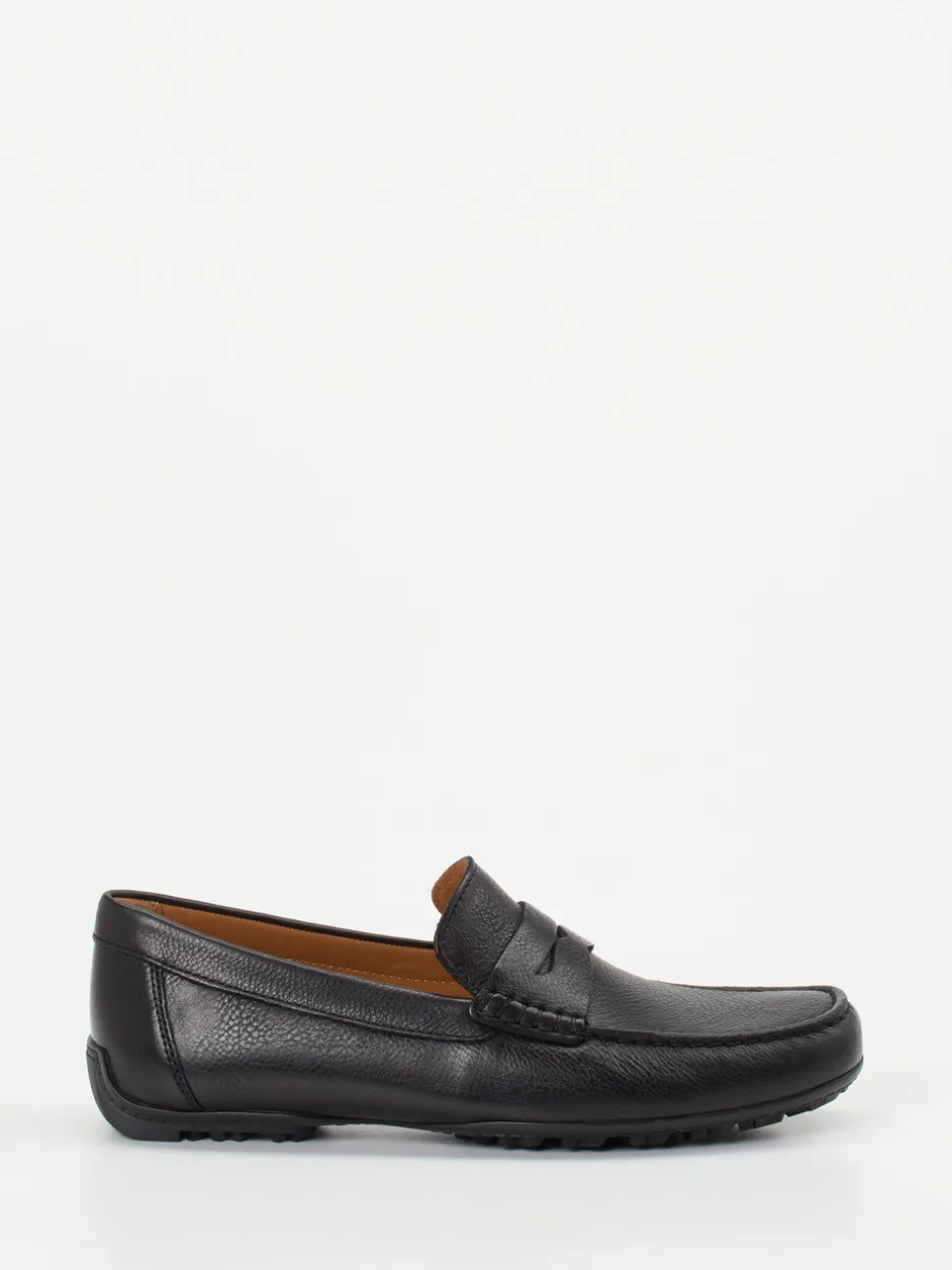 Geox – Penny Loafer aus Kalbleder schwarz