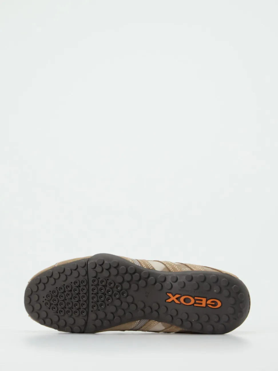 Geox – Slip-On Sneaker aus Veloursleder beige