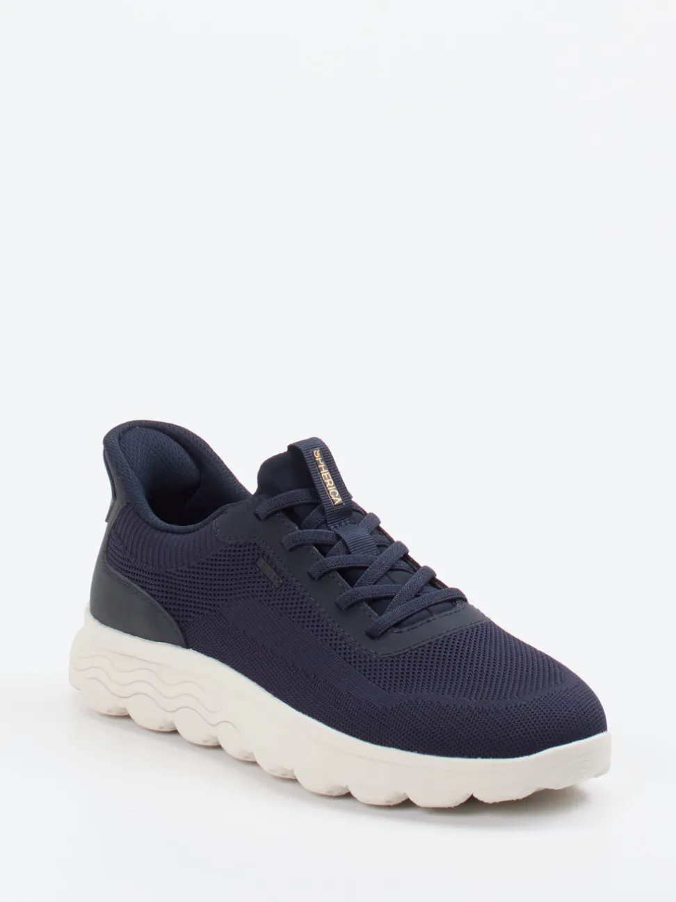 Geox – Sneaker aus gestricktem Textil Dunkelblau