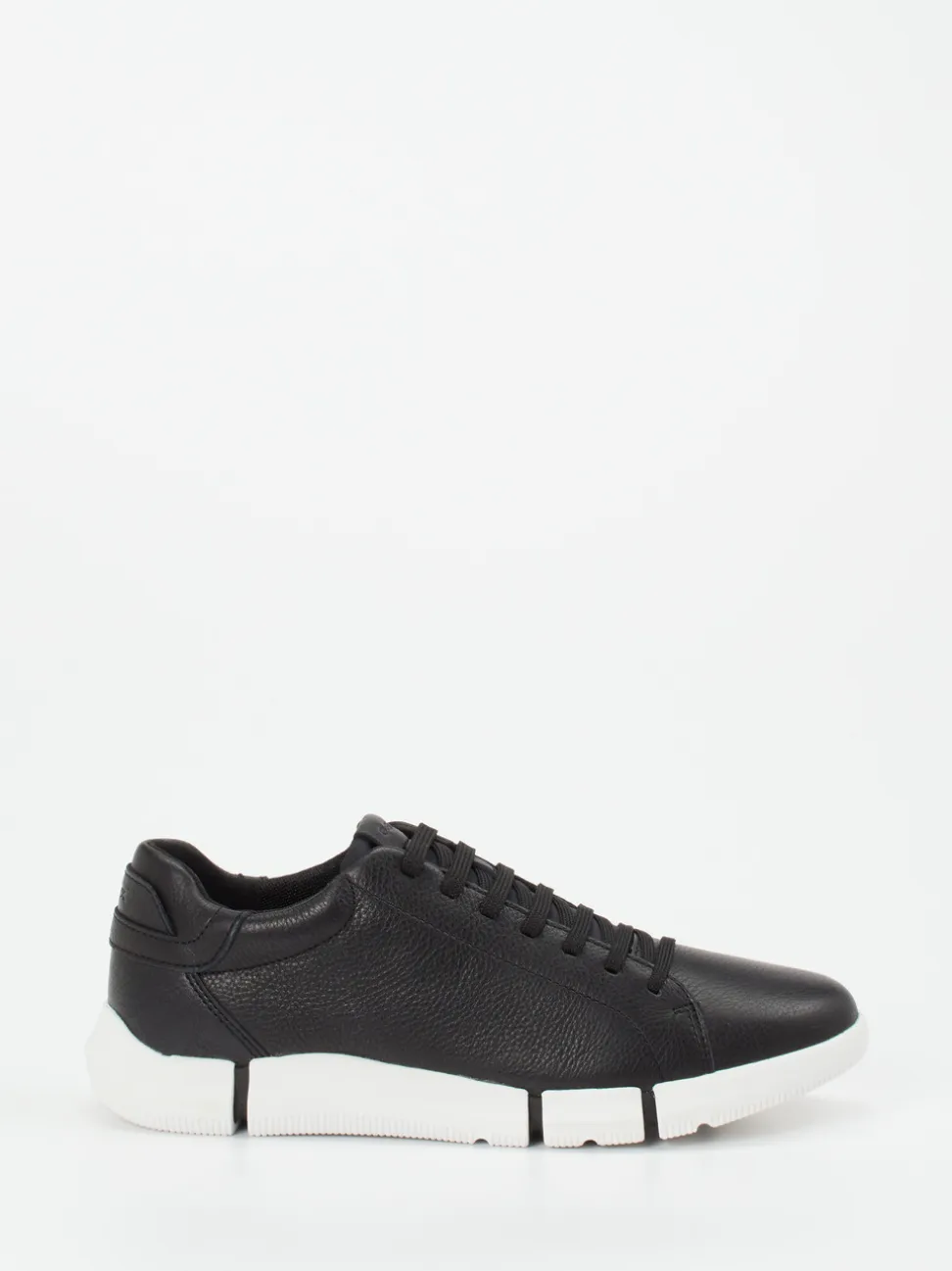 Geox – Sneaker aus Kalbleder schwarz