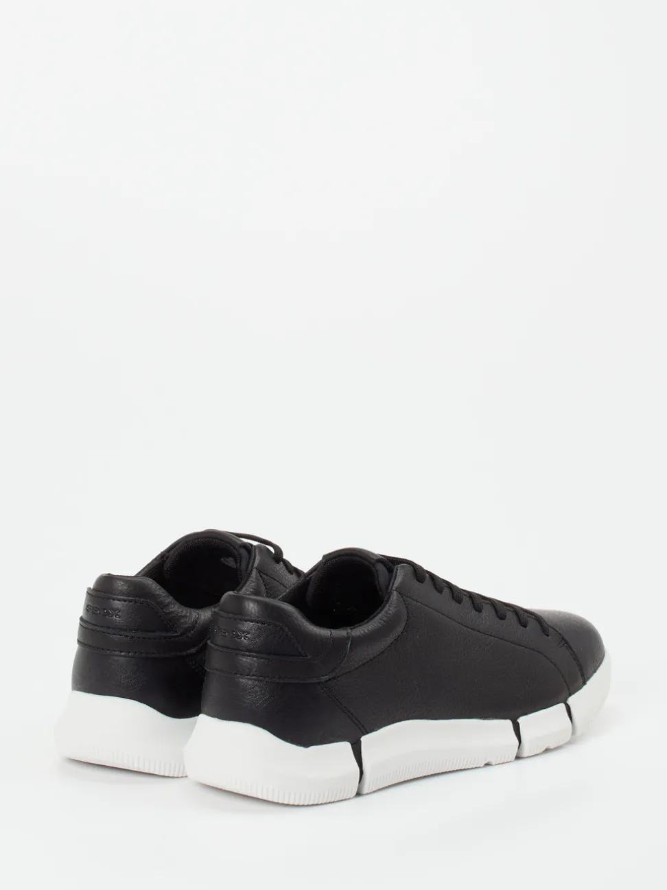 Geox – Sneaker aus Kalbleder schwarz