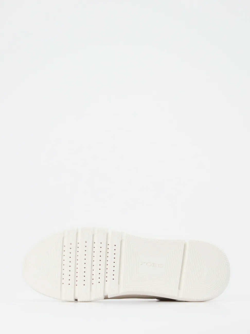 Geox – Sneaker aus Kalbleder in Offwhite