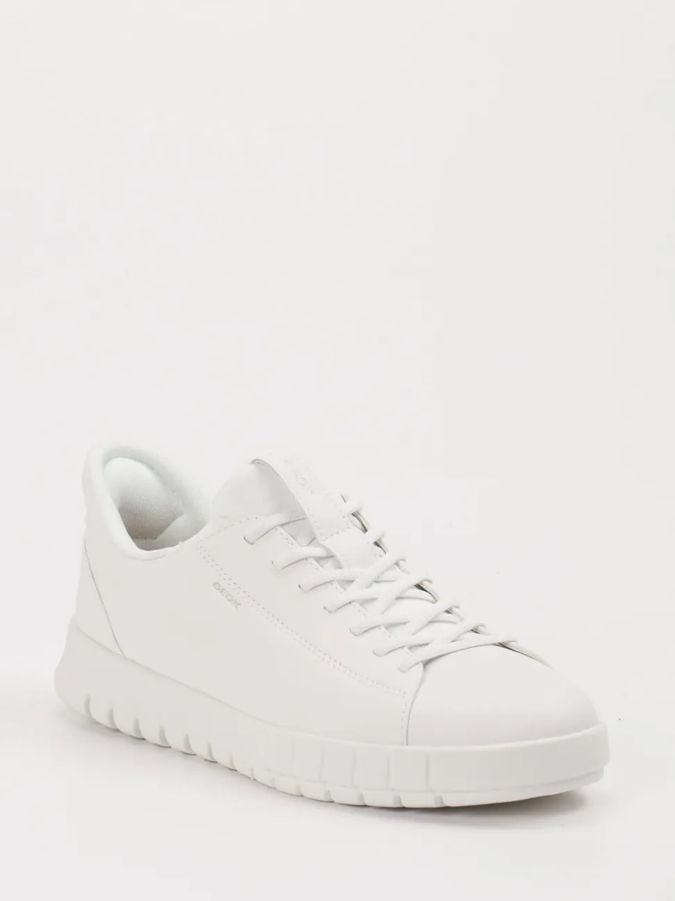 Geox – Sneaker aus Leder in Weiß