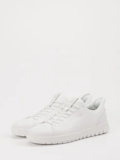 Geox – Sneaker aus Leder in Weiß