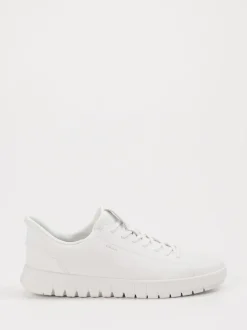 Geox – Sneaker aus Leder in Weiß