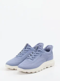 Geox – Sneaker aus Textil in Lavendelblau
