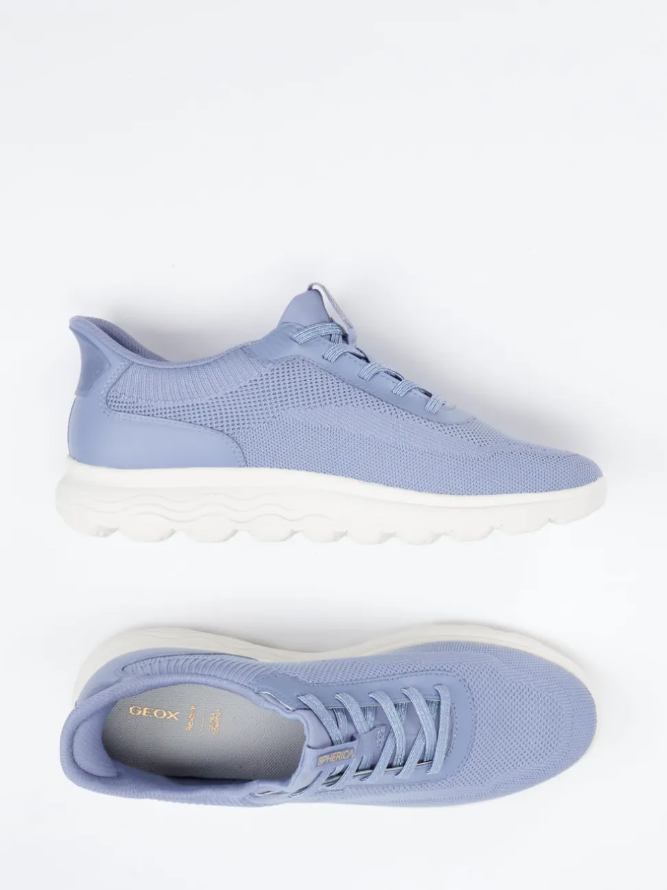 Geox – Sneaker aus Textil in Lavendelblau