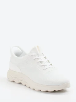 Geox – Sneaker aus Textil in Offwhite