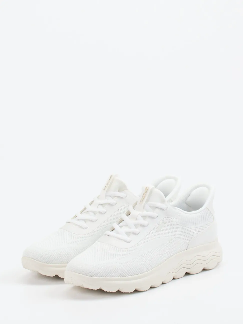 Geox – Sneaker aus Textil in Offwhite