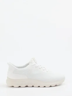 Geox – Sneaker aus Textil in Offwhite