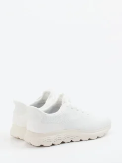 Geox – Sneaker aus Textil in Offwhite