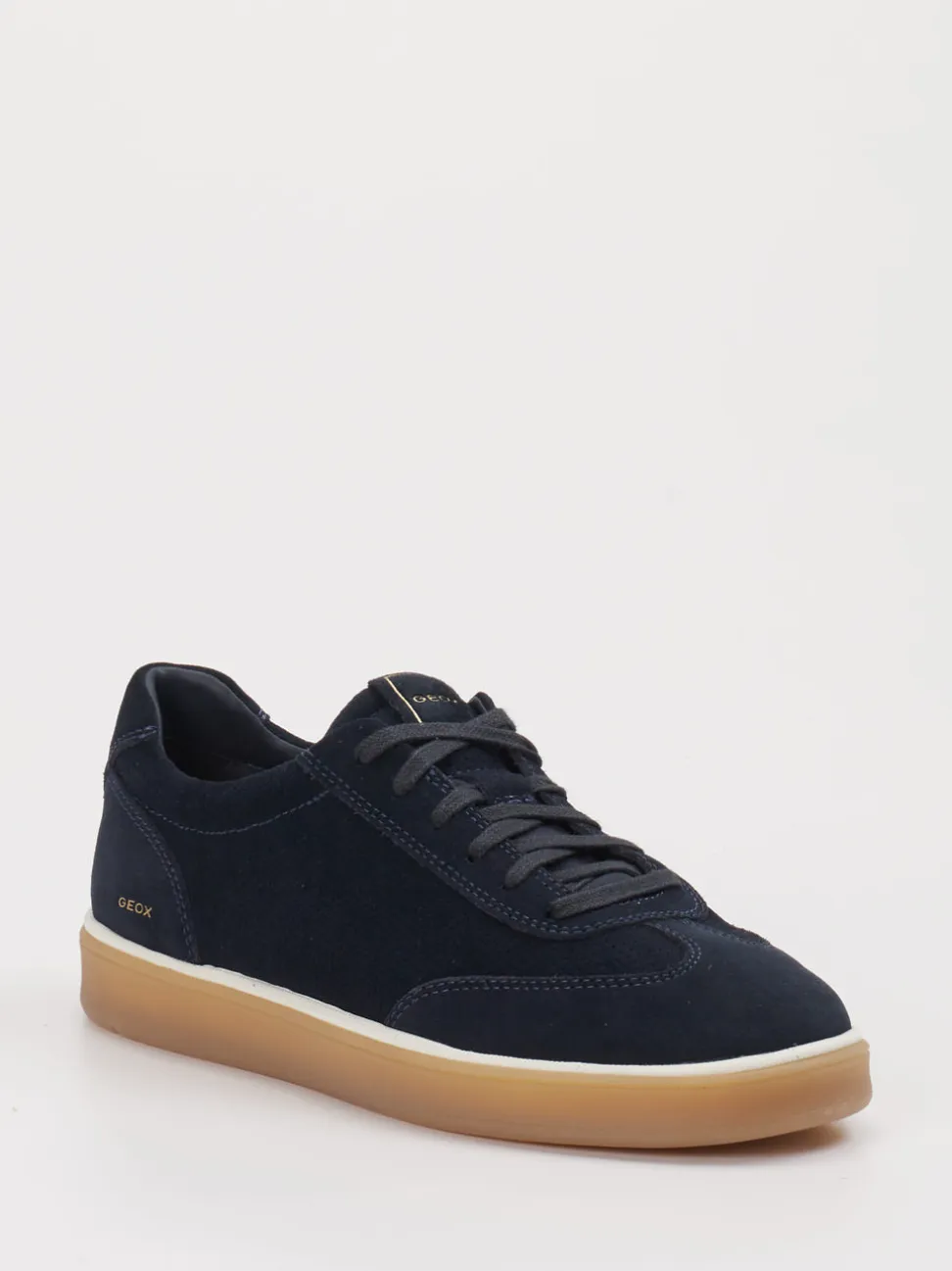 Geox – Sneaker aus Veloursleder Dunkelblau