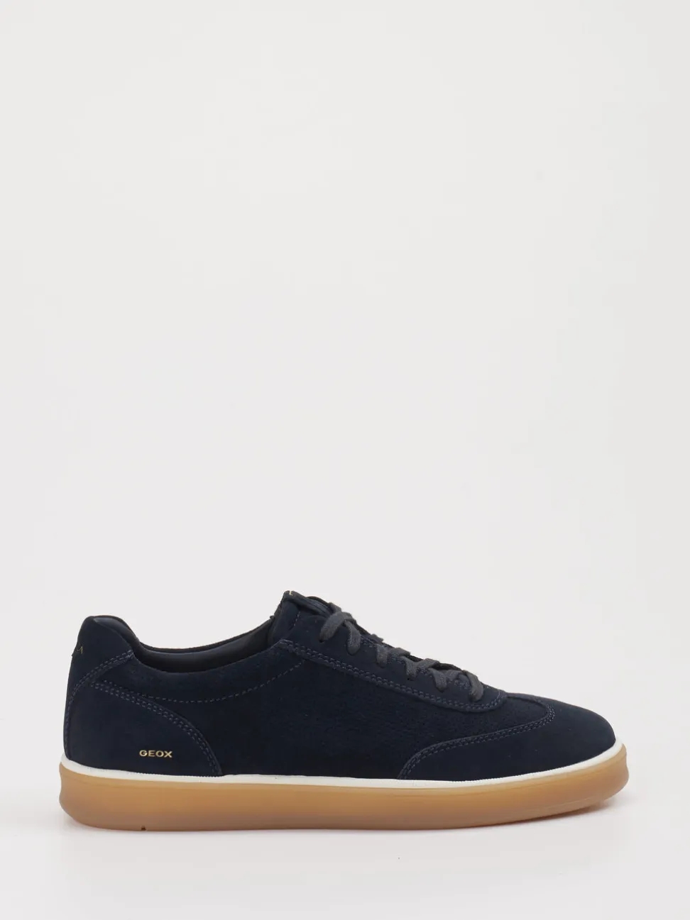 Geox – Sneaker aus Veloursleder Dunkelblau