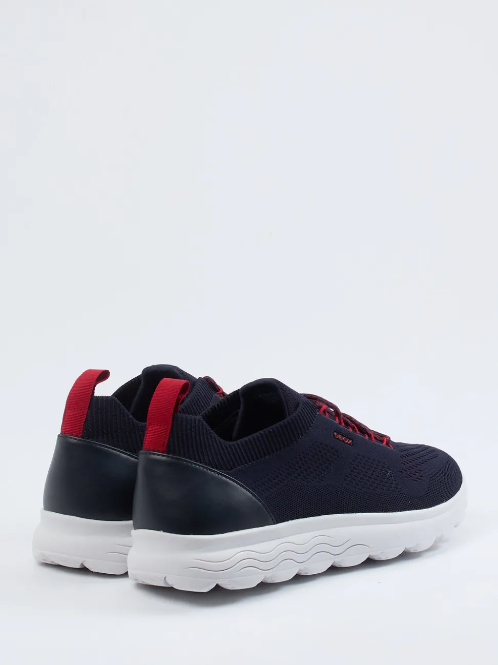 Geox – Strick-Sneaker aus Textil in Dunkelblau