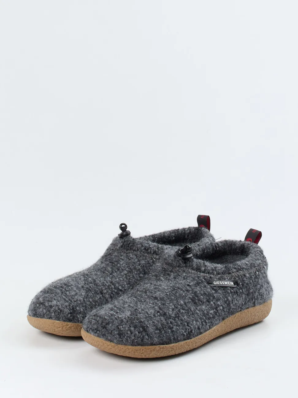 Giesswein – Hüttenschuh aus Wollfilz anthrazit