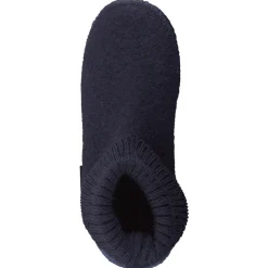 Giesswein – Hüttenschuh aus Wolle in Dunkelblau