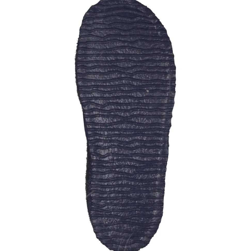 Giesswein – Hüttenschuhe aus Wollfilz Dunkelblau