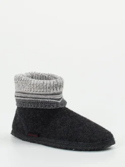 Giesswein – Hüttenschuhe aus Wollfilz in Grau