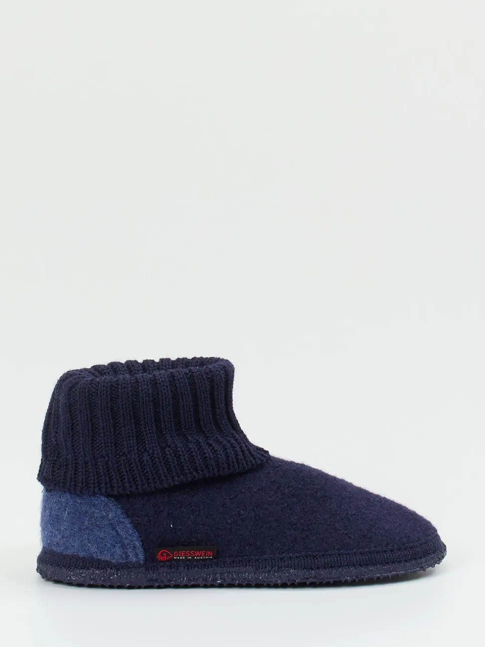 Giesswein – Hüttenschuhe aus Wollfilz Dunkelblau