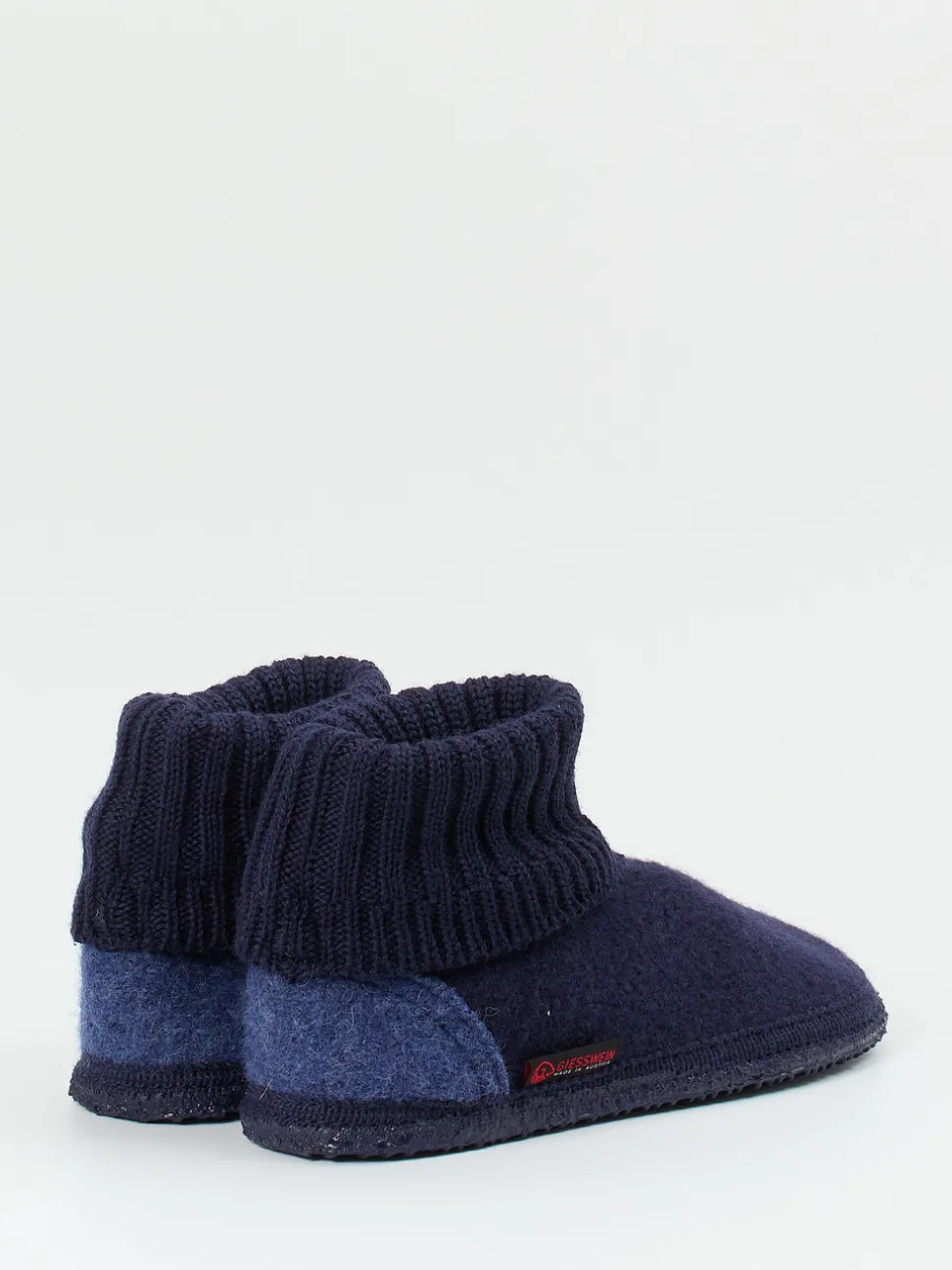 Giesswein – Hüttenschuhe aus Wollfilz Dunkelblau