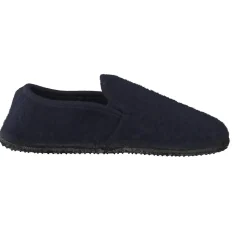Giesswein – Hüttenschuhe aus Wollfilz in Dunkelblau