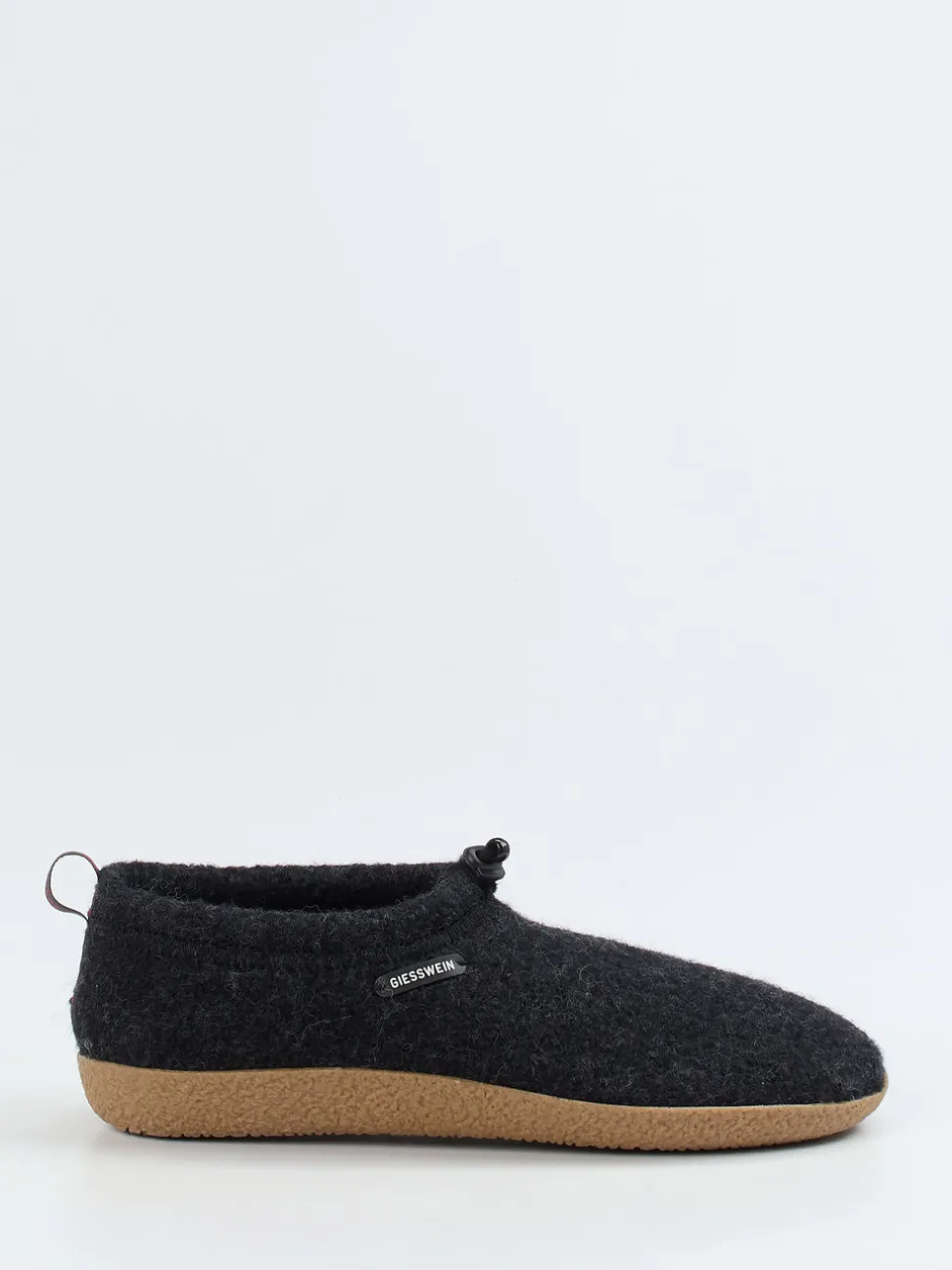 Giesswein – Hüttenschuhe aus Wollfilz Anthrazit