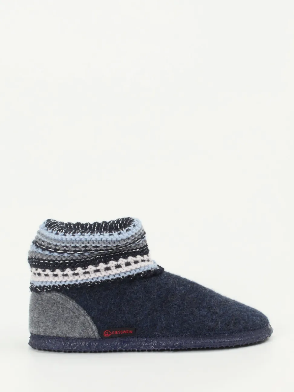 Giesswein – Hüttenschuhe aus Wolle Dunkelblau