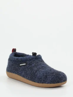 Giesswein – Hüttenschuhe aus Wollfilz Dunkelblau