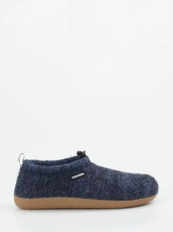 Giesswein – Hüttenschuhe aus Wollfilz Dunkelblau