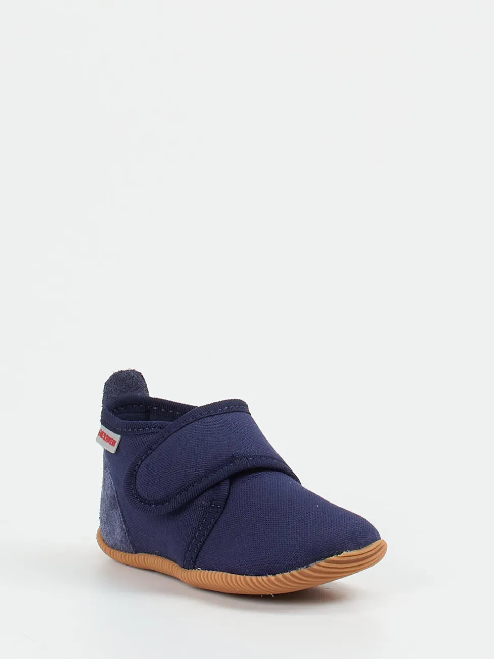 Giesswein – Kinderhausschuh aus Textil dunkelblau