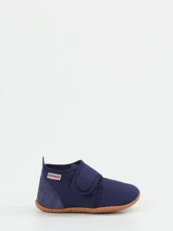 Giesswein – Kinderhausschuh aus Textil dunkelblau