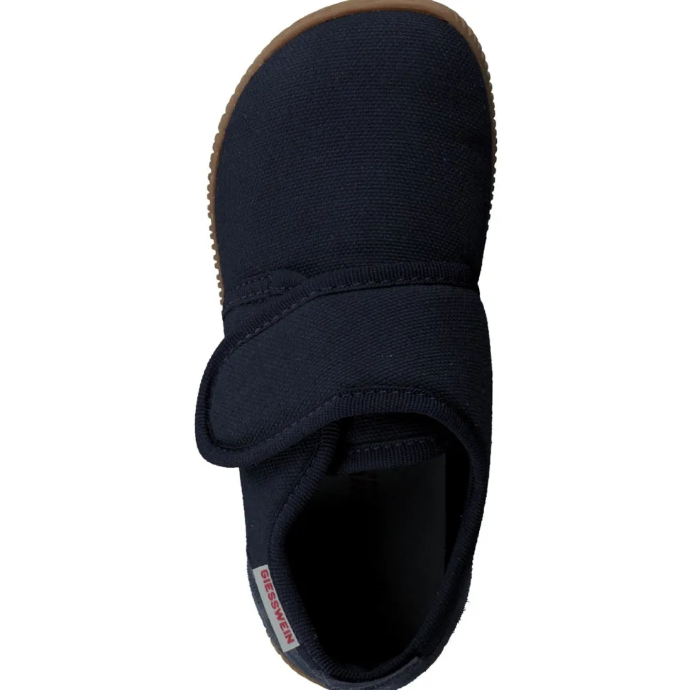 Giesswein – Kinderhausschuh aus Textil dunkelblau