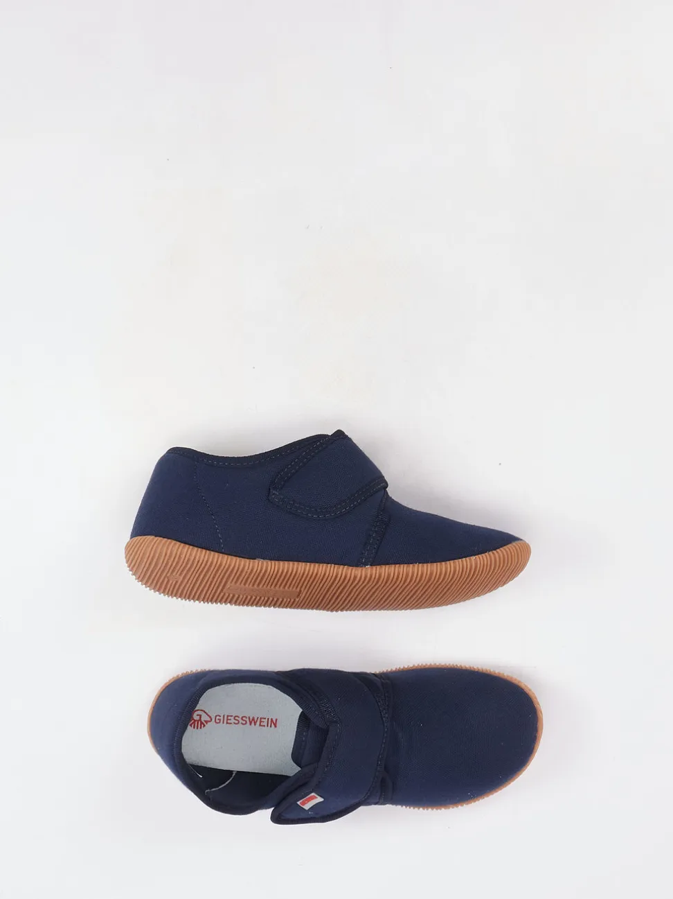 Giesswein – Kinderhausschuh aus Textil Dunkelblau