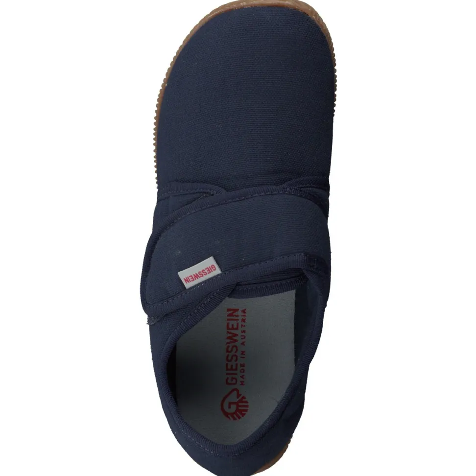 Giesswein – Kinderhausschuh aus Textil Dunkelblau