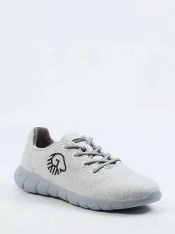 Giesswein – Sneaker aus Wollfilz in Hellgrau
