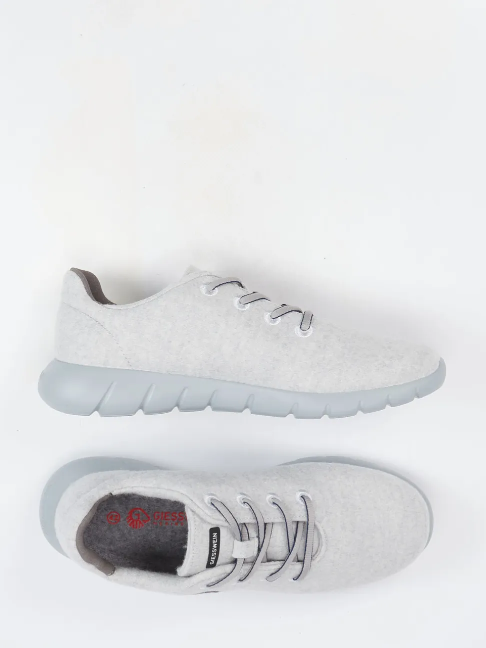 Giesswein – Sneaker aus Wollfilz in Hellgrau