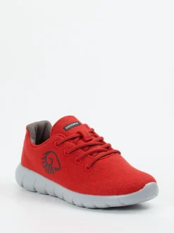 Giesswein – Woll-Sneaker aus Merinowolle Tomatenrot