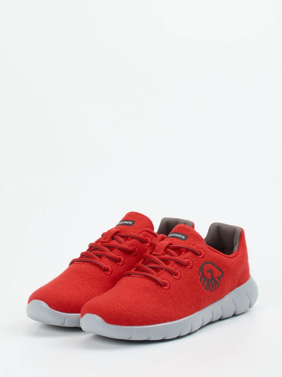 Giesswein – Woll-Sneaker aus Merinowolle Tomatenrot