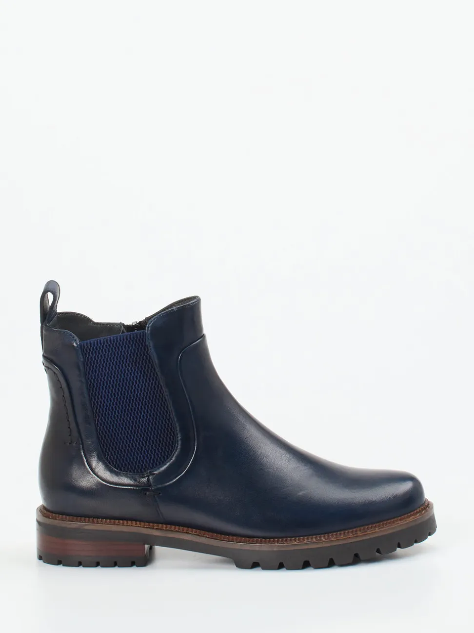 Ginger & Glove – Chelsea Boots aus Lammleder in Blau