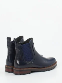 Ginger & Glove – Chelsea Boots aus Lammleder in Blau
